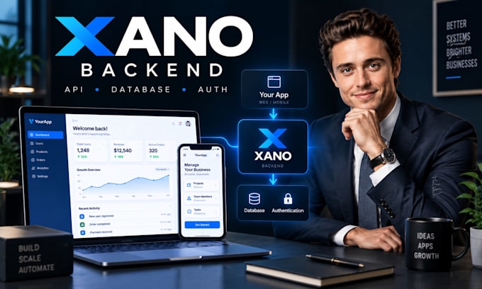 create a custom scalable xano backend for your application