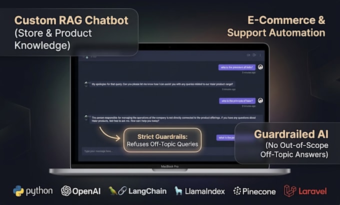 a custom ai chatbot using gpt, rag, and finetuned llms