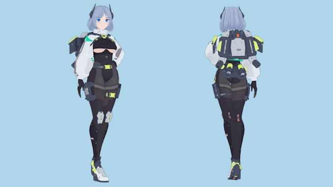 model, create, rig or fix vrchat, vroid, vtuber, mmd, warudo, vrm, gmod koikatsu