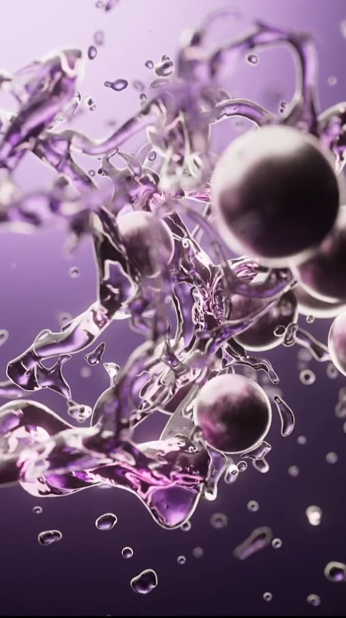 create realistic 3d fluid animation liquid and vfx