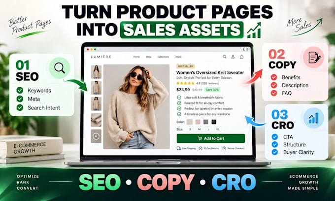 optimize your shopify product page for SEO and conversions