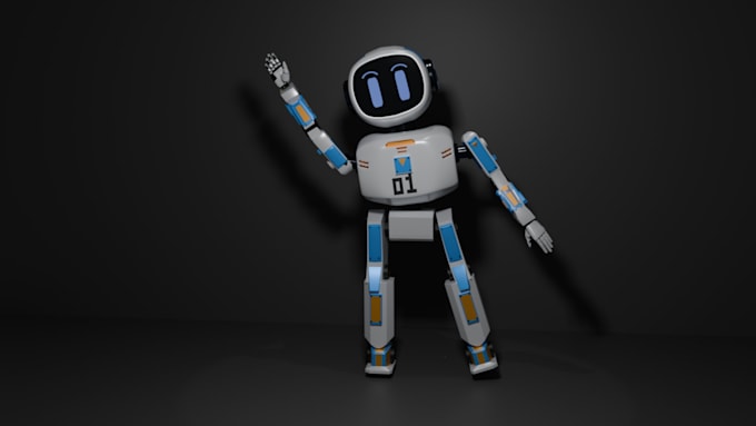 create a custom 3d hard surface model for games and animation