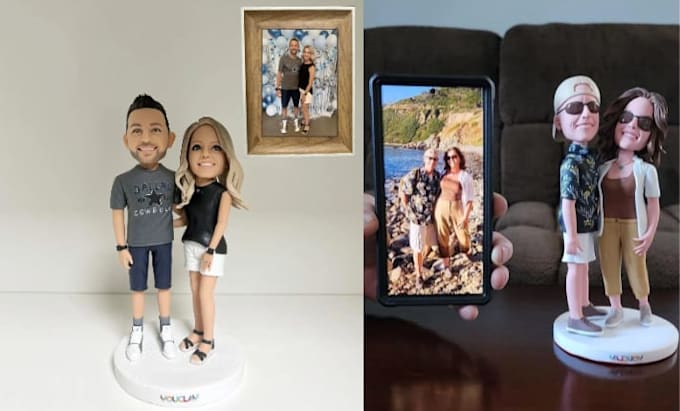 custom 3d bobblehead model 3dfunko pop printable figure character model stl file
