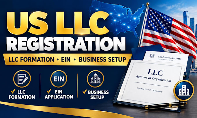 register your US llc and get your ein for non resident