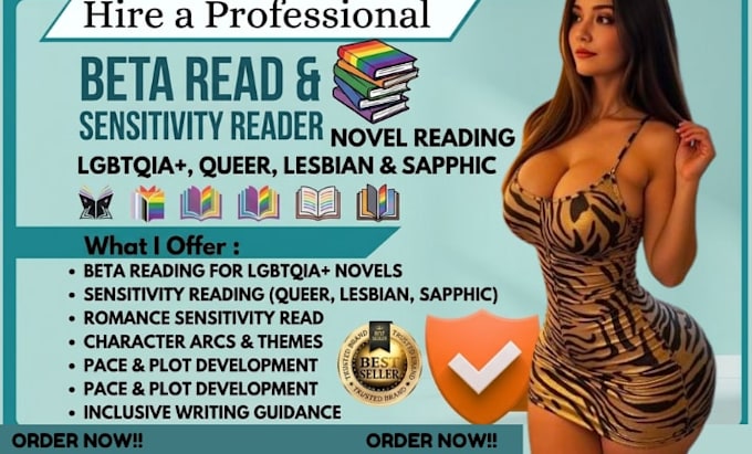 beta read lgbtqia, queer, lesbian and sapphic novel, romance sensitivity reader