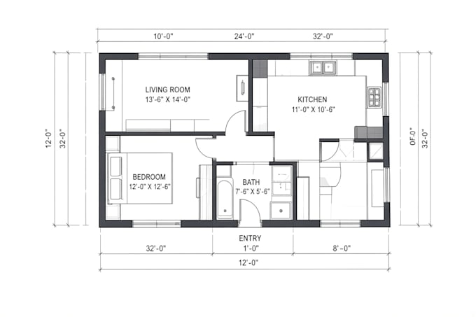 create adu plans residential home plans autocad drafting and floor plans