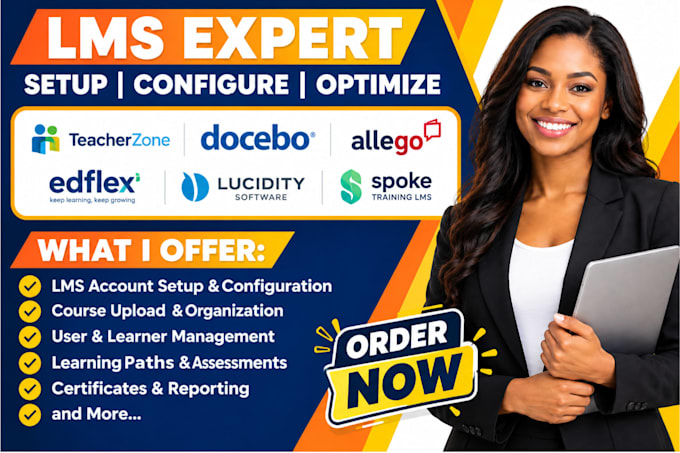 setup teacherzone docebo lms allego edflex lucidity software spoke training lms