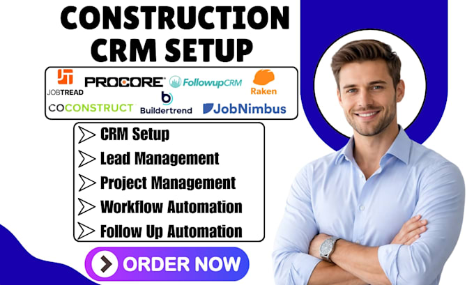 setup jobtread procore followup crm raken coconstruct buildertrend jobnimbus