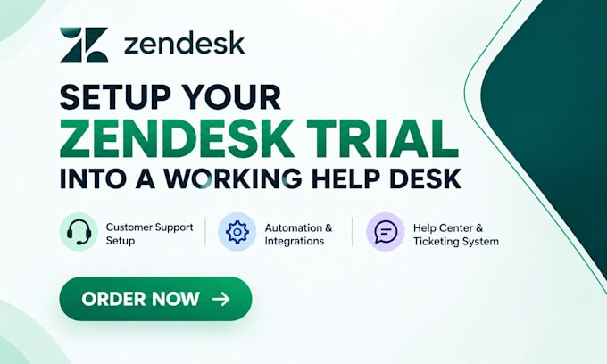 set up your zendesk trial into a working help desk workflow