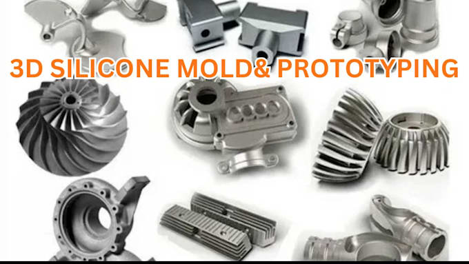 design custom silicone old resin casting 3d printing mold industrial prototyping
