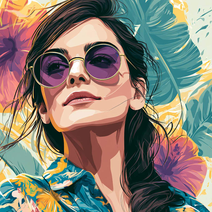 make digital hand drawn illustrations