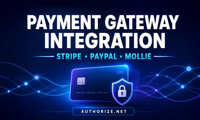 integrate stripe paypal mollie authorize net payment gateway into your website