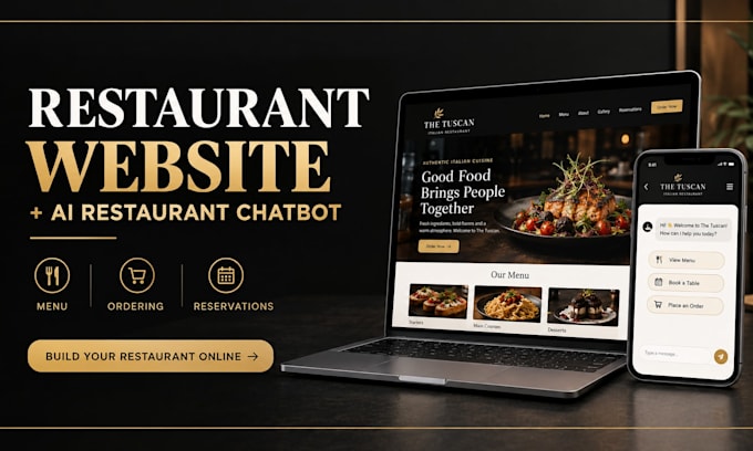 design a restaurant website on wordpress with ai order chatbot