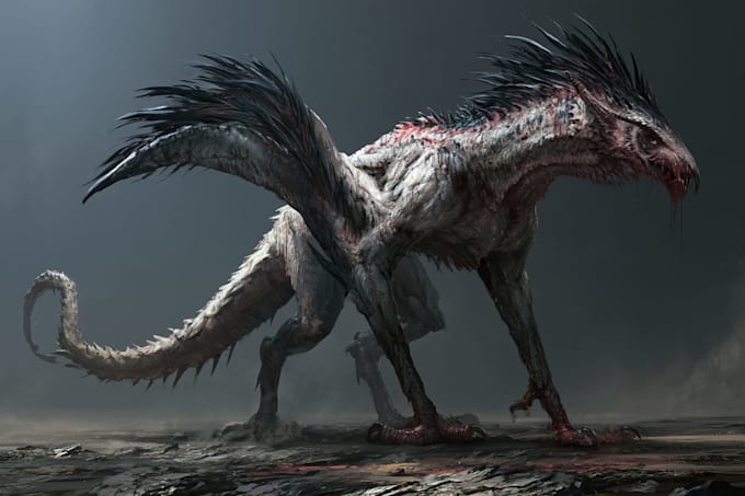 paint your dark fantasy creature