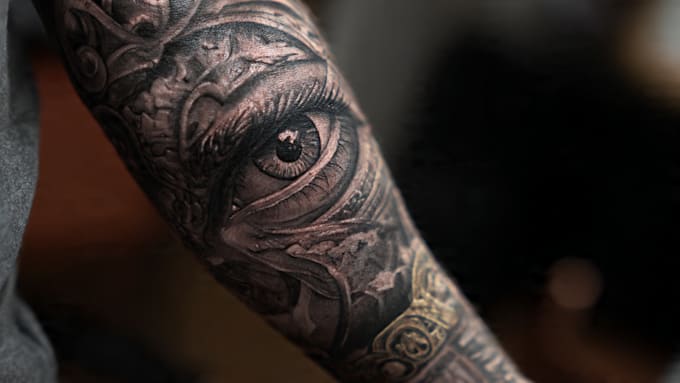 do unique customized realism tattoo design