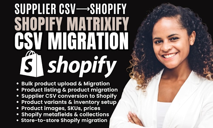 do shopify matrixify format bulk product upload CSV import export migration