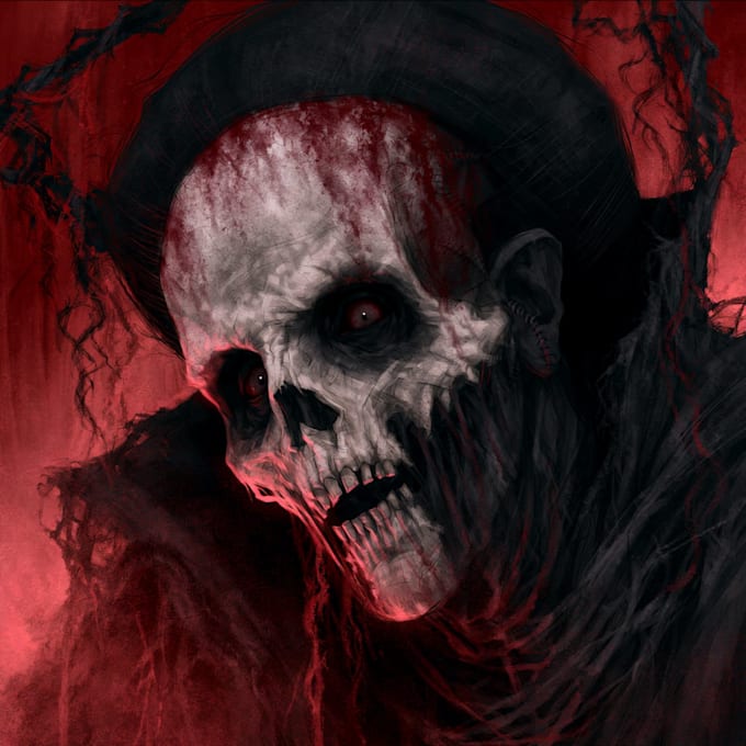 create you like a zombie dark art illustration