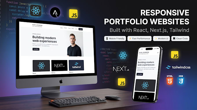 create a portfolio website for you