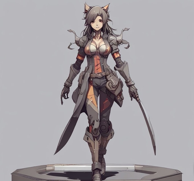draw anime characters with detailed artwork