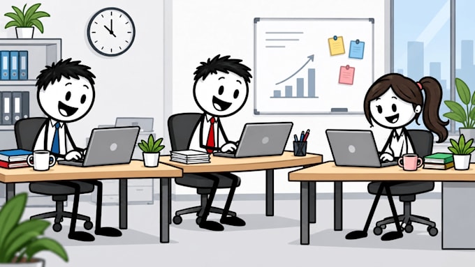 create stick figure illustrations for your youtube videos