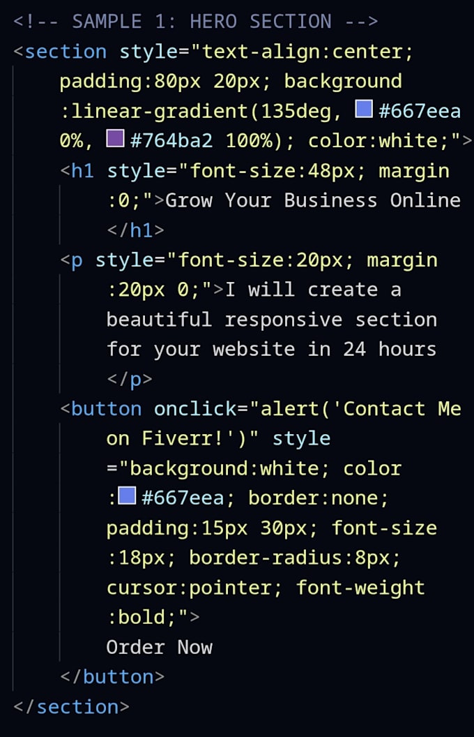 design responsive HTML CSS website in 3 days