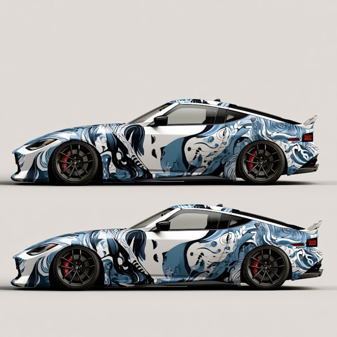 eye catching vehicle wraps with unique custom graphics