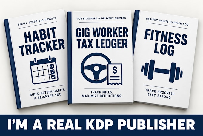 create your KDP journal, planner or logbook interior