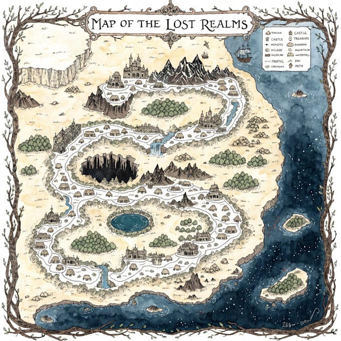 do you fantasy map for dnd