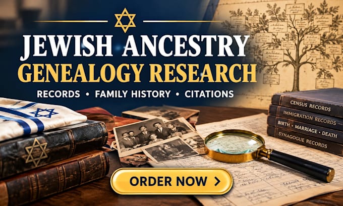 do jewish ancestry genealogy research, citation record