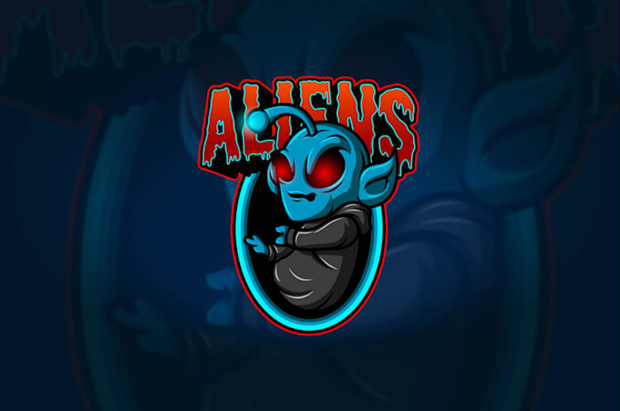 create a unique alien mascot logo