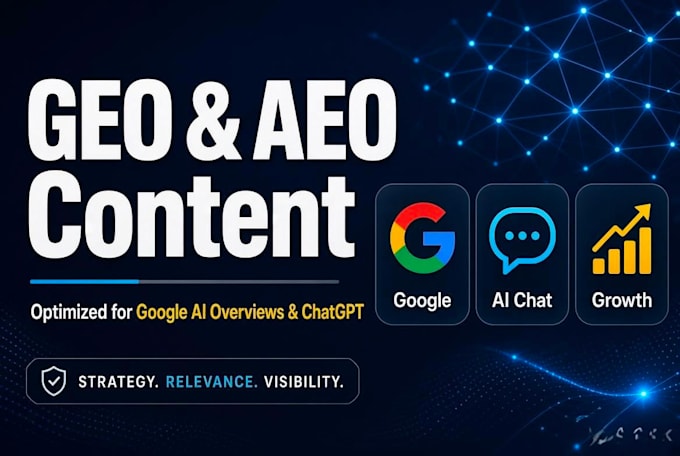 write aeo and GEO structured content for ai answer visibility