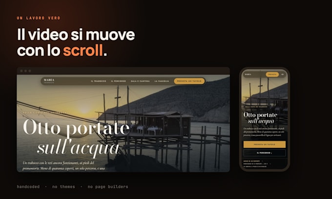 build a premium animated website with a custom tool