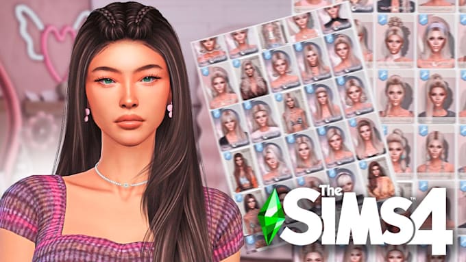 create unique custom sims 4 characters, sims, and custom cc mods