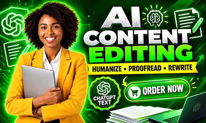 edit ai content, ai content editing, humanize and proofread chatgpt text