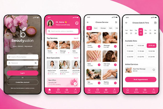 do ai physical therapy, spa, massage and healthcare booking ar exercise guidance