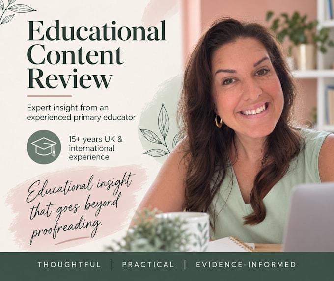 review and improve your educational content