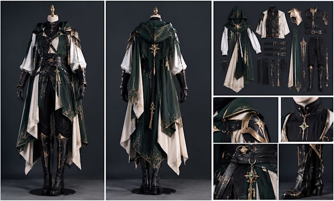 create a custom cosplay costume based on your character