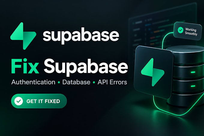fix supabase authentication, database and API errors