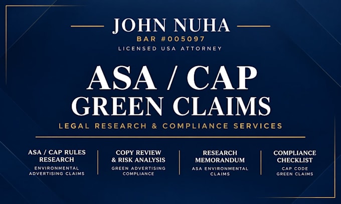 research asa and cap code rules for your environmental ad claims