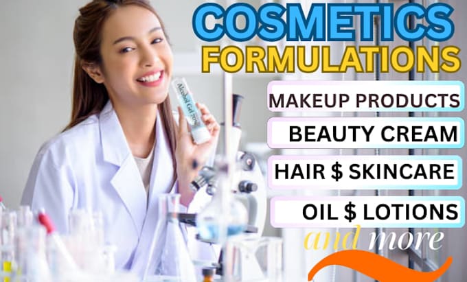 be your cosmetic skincare product formulator