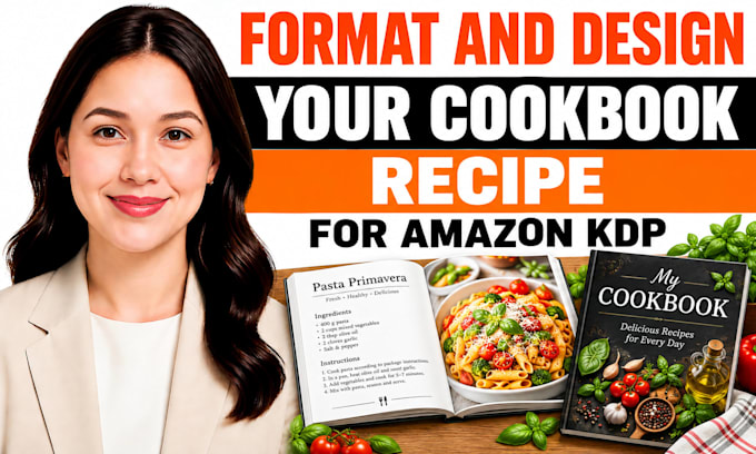 format and design your cookbook, recipe for amazon KDP