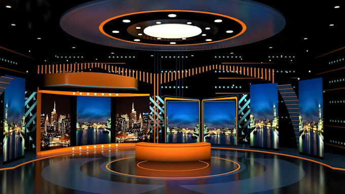 do 3d TV studio design