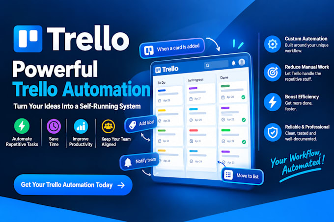 create and automate your trello board for efficient project management