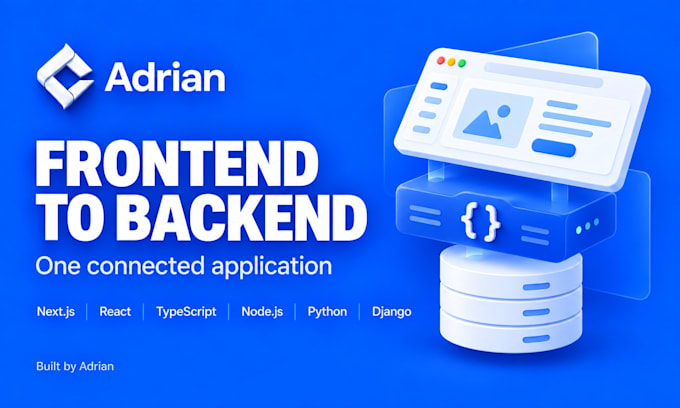 build full stack web software with frontend and backend development