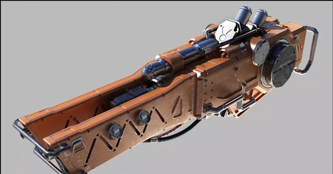 create 3d weapon models gun models and game ready props for your game