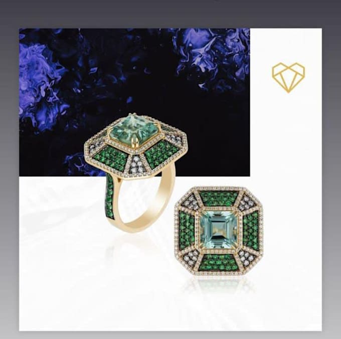 convert your reference image to print ready stl jewelry cad