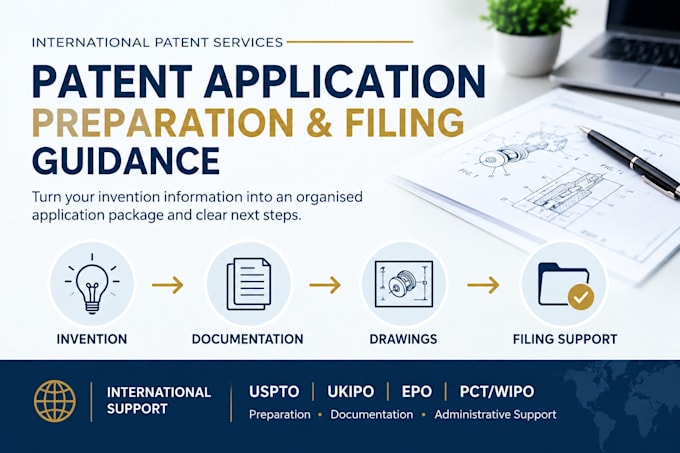 assist with patent application preparation and filing guide