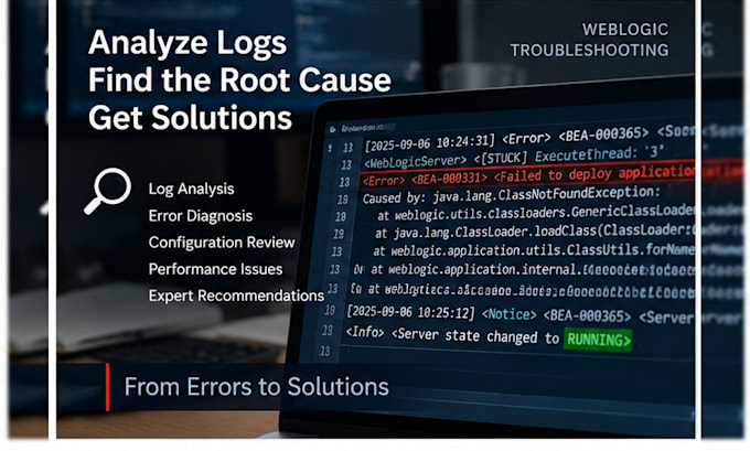troubleshoot and support oracle weblogic server
