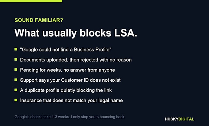 fix your google local services ads verification and get it live