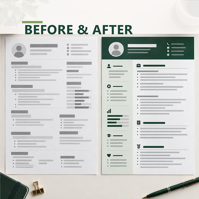 format and redesign your CV or resume professionally